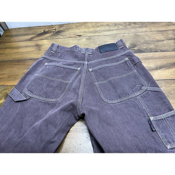 Vintage Davoucci Brown Hip Hop Jnco Style Men’s Jeans Size 34x32 - Picture 6 of 11